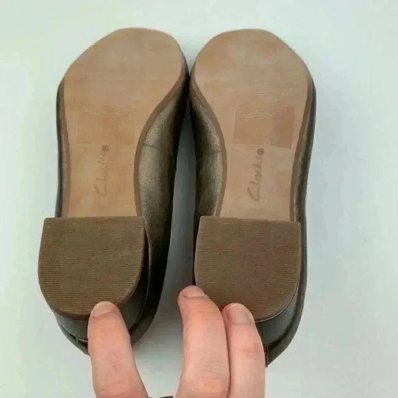 Clarks collection soft cushion heels 6 36 bronze - Picture 4 of 8